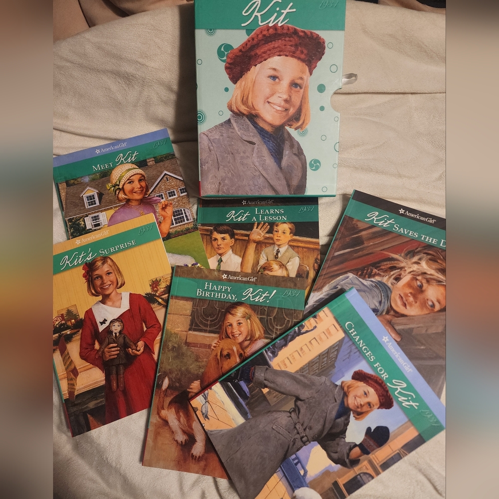 American Girl Kit Book Set Books 1-6 with case
